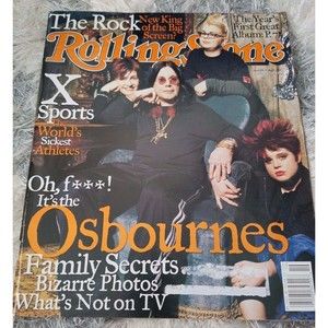 Rolling Stone magazine #895 May 9, 2002 The Osbournes Ozzy DMB Pink Sheryl Crow